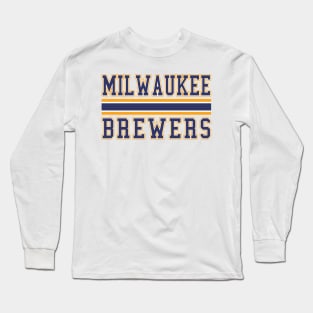 Milwaukee Brewers Baseball Long Sleeve T-Shirt